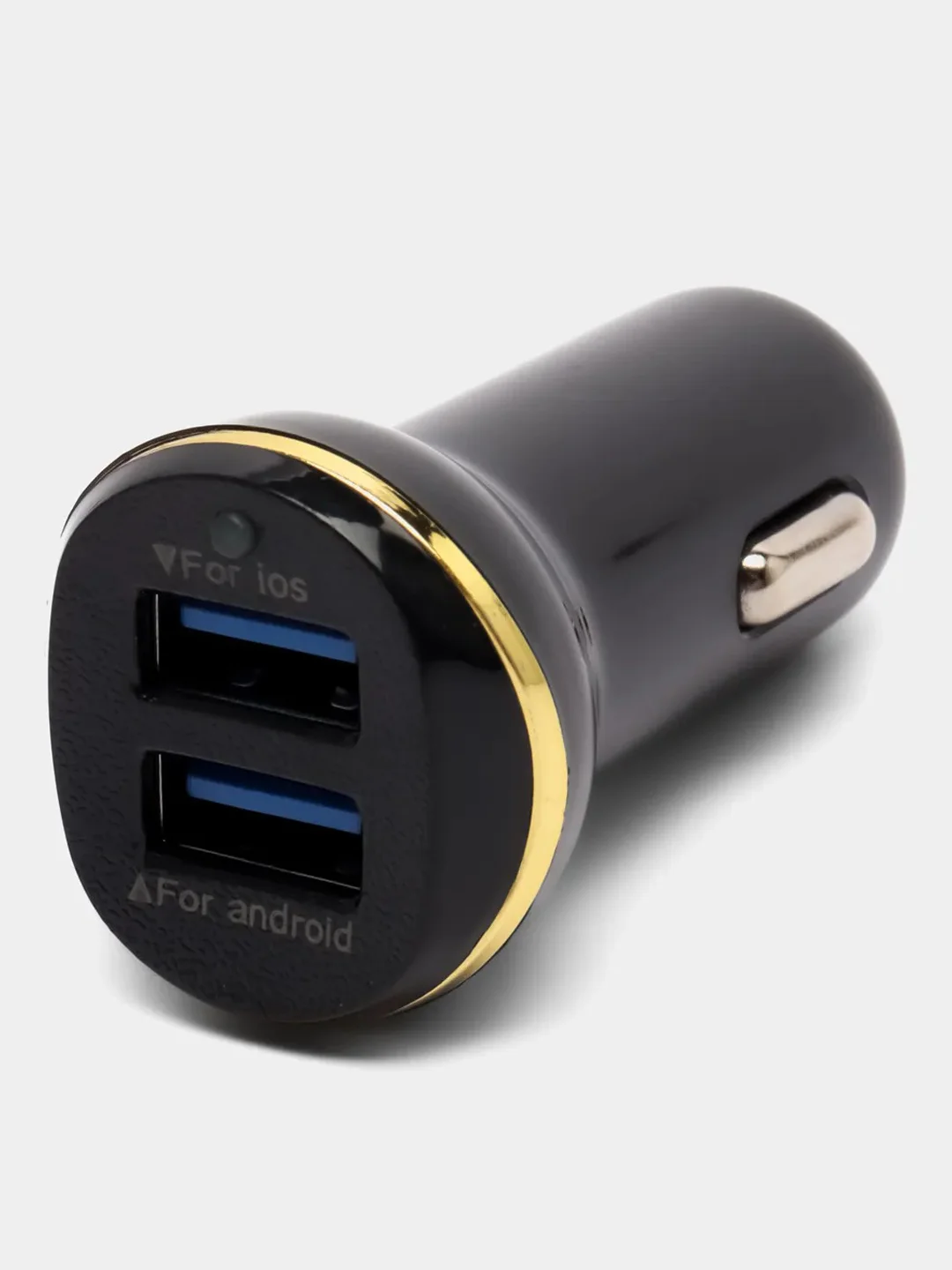 Черный автомобильное зарядное устройство, 2 USB, 3.1 А