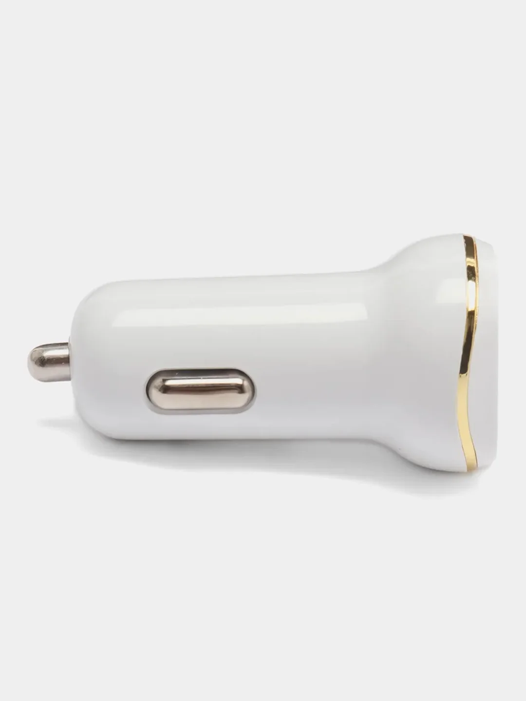 Белый автомобильное зарядное устройство, 2 USB, 3.1 А
