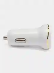 Белый автомобильное зарядное устройство, 2 USB, 3.1 А