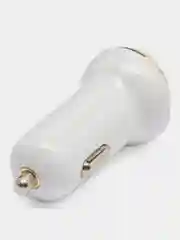 Белый автомобильное зарядное устройство, 2 USB, 3.1 А