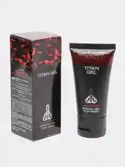 Черный крем-гель лубрикант для мужчин TITAN GEL TANTRA для увеличения члена