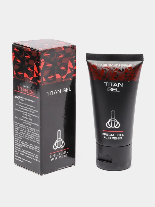 Крем-гель лубрикант для мужчин TITAN GEL TANTRA для увеличения члена