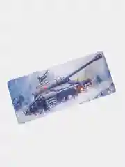 Серый коврик для мыши и клавиатуры, 10 принтов, World of Tanks WOT War Thunder, с танком 70х30