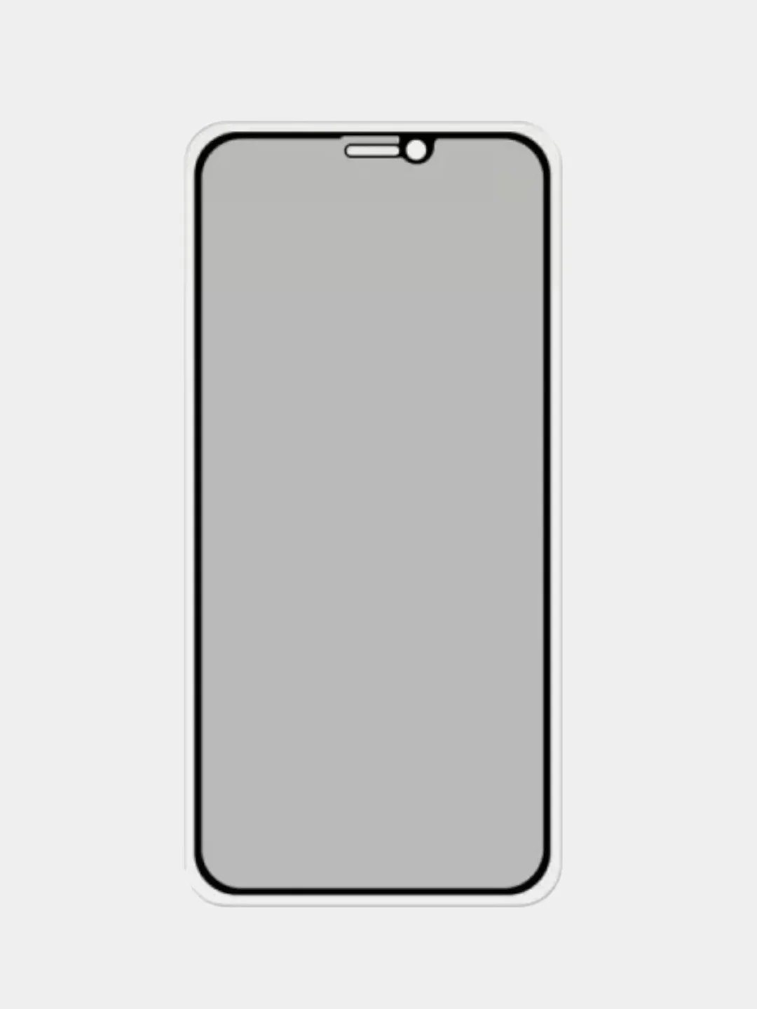 Защитное стекло антишпион на iPhone 6, 7, 8 Plus X, Xs, XR, 11, 12, 13, 14 Pro Max