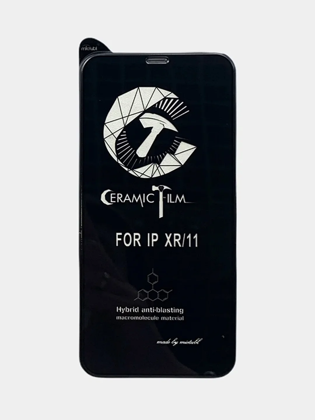 Фирменное керамическое защитное стекло на iPhone 11, 8, 7, 6, XR, X, XS, Pro, Plus Mletubl