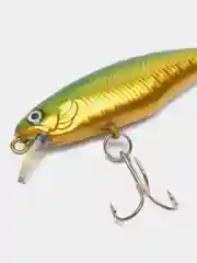 Зеленый воблер Minnow для ловли рыбы троллингом, дорожкой или спиннингом, 56 мм