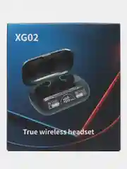 Красный наушники беспроводные XG02, с powerbank