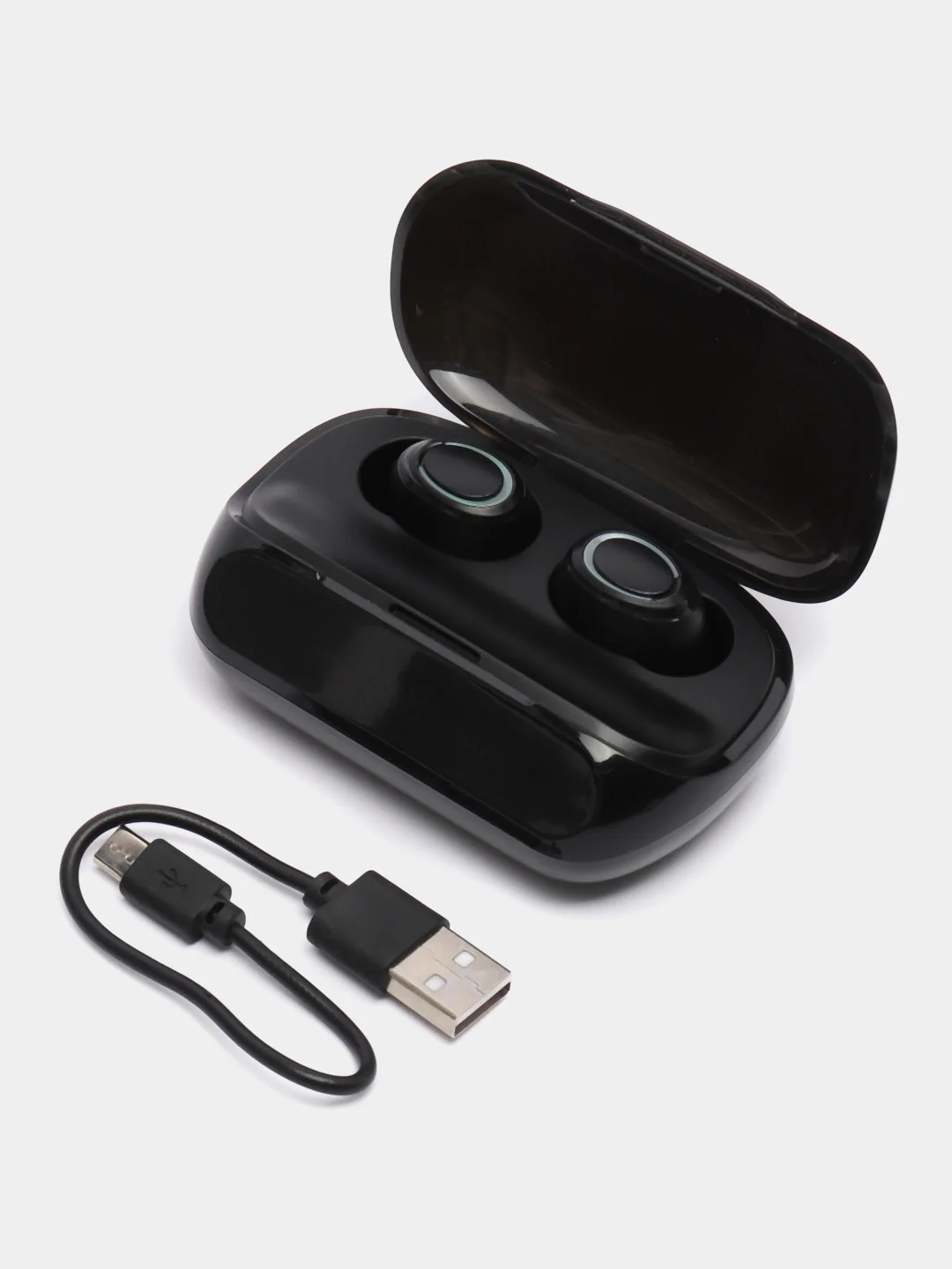 Черный наушники беспроводные XG02, с powerbank