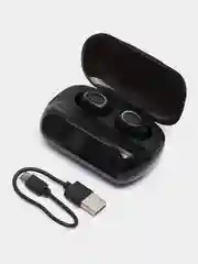 Черный наушники беспроводные XG02, с powerbank