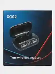 Черный наушники беспроводные XG02, с powerbank