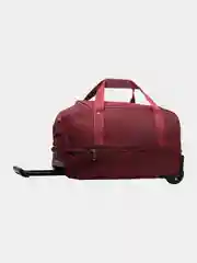 Бордовый сумка дорожная на колесах К-04