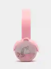 Розовый детские беспроводные наушники "Единорог" WIRELESS ВТ002 unicorn