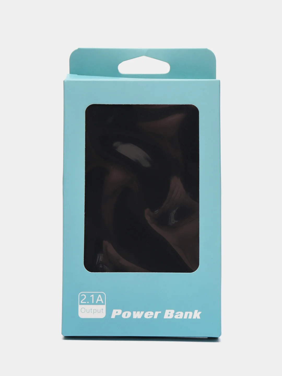 Черный power bank 5000 мАч, внешний аккумулятор, быстрая зарядка powerbank