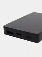 Черный power bank 5000 мАч, внешний аккумулятор, быстрая зарядка powerbank