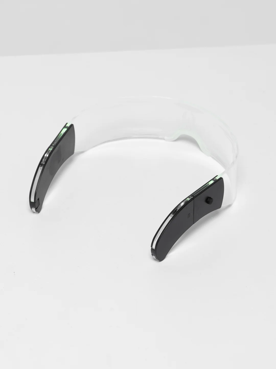 Багровый очки светящиеся LED, прозрачные, неоновые