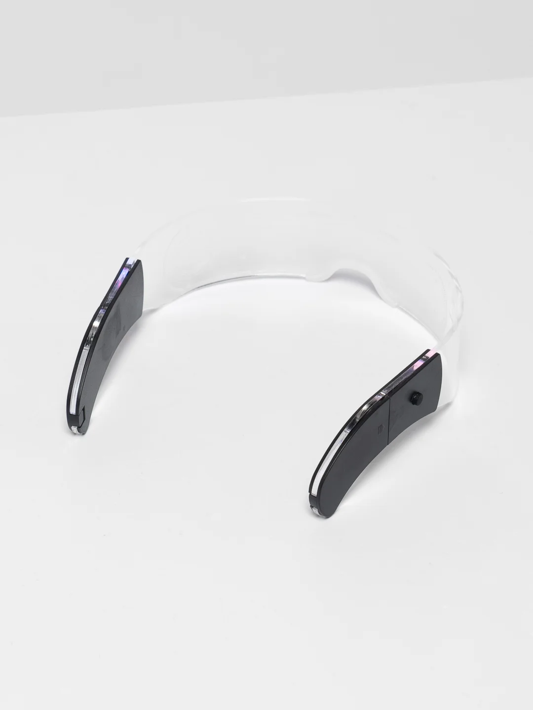 Голубой очки светящиеся LED, прозрачные, неоновые
