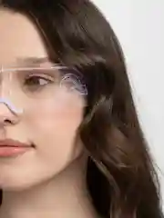 Горчичный очки светящиеся LED, прозрачные, неоновые