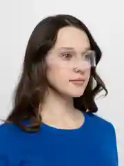 Желтый очки светящиеся LED, прозрачные, неоновые