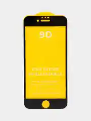 Защитное стекло iPhone 6 / 6s, полноэкранное, черное