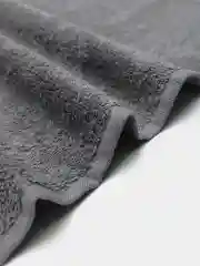 Серый полотенце 100х150см банное махровое