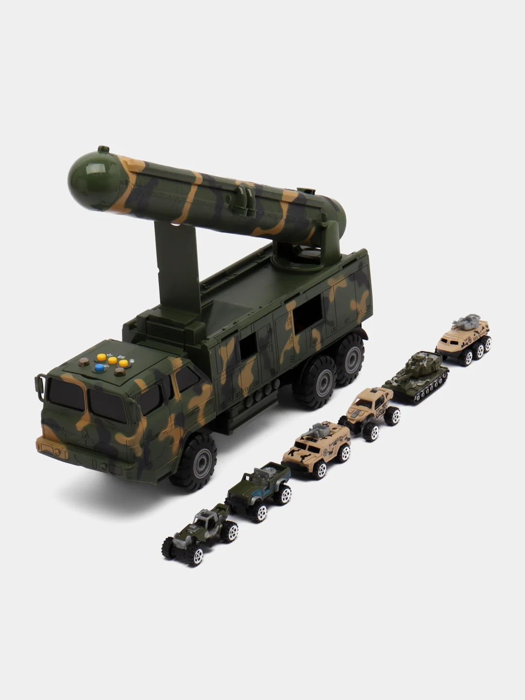 Зелёный хаки автомобиль-кран, пожарная машина, военная машина, наборы машинок