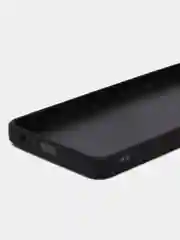Черный чехол Realme C31 / Реалми С31 пластиковый, под кожу