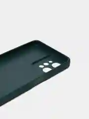 Зеленый чехол Realme C31 / Реалми С31 пластиковый, под кожу
