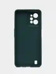 Зеленый чехол Realme C31 / Реалми С31 пластиковый, под кожу