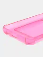 Фуксия чехол противоударный для Realme C11 2021 / C20 Реалми прозрачный, с карманом для карты