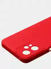 Красный чехол для Realme 9 (5G) / Realme 9 Pro (5G) матовый с дополнительной защитой камеры