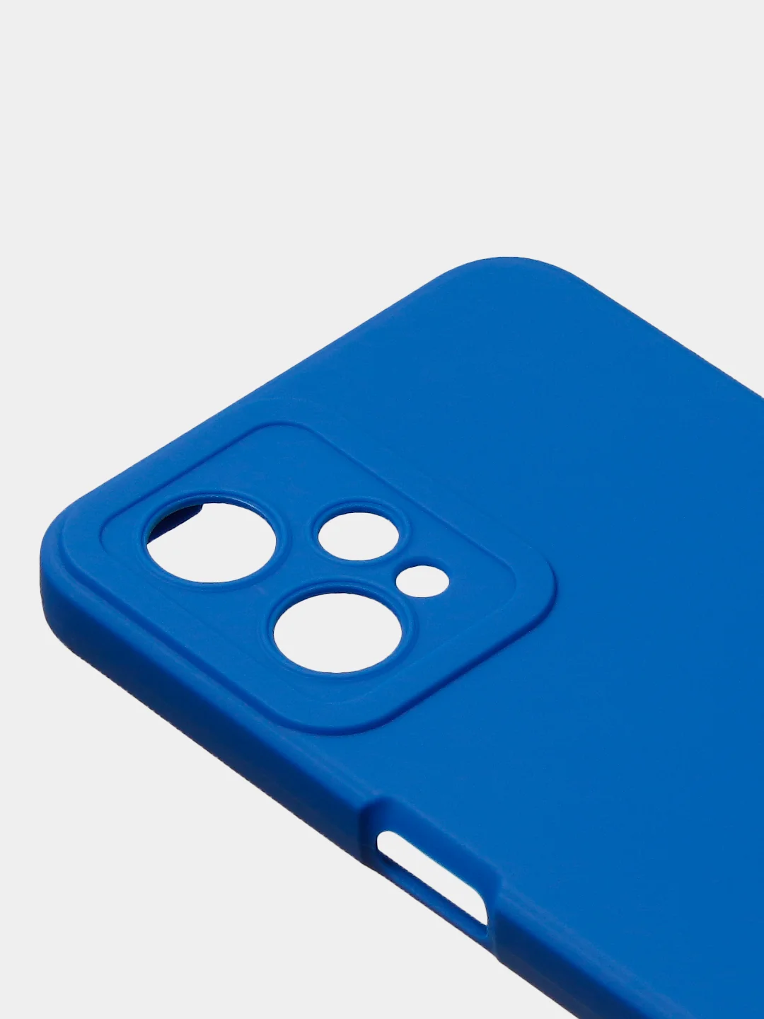 Синий чехол для Realme 9 (5G) / Realme 9 Pro (5G) матовый с дополнительной защитой камеры