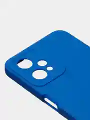 Синий чехол для Realme 9 (5G) / Realme 9 Pro (5G) матовый с дополнительной защитой камеры