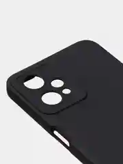Черный чехол для Realme 9 (5G) / Realme 9 Pro (5G) матовый с дополнительной защитой камеры