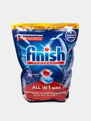 Таблетки для посудомоечных машин Finish All in 1 Fizzing Action, 100 штук