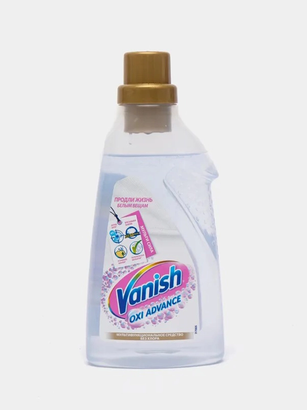 Отбеливатель-пятновыводитель Vanish Oxi Advance, 750 мл