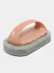 Пастельно-коралловый щетка с ручкой