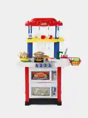 Игровой модуль "Кухня для Шефа", свет и звук, бежит вода из крана, 33 предмета