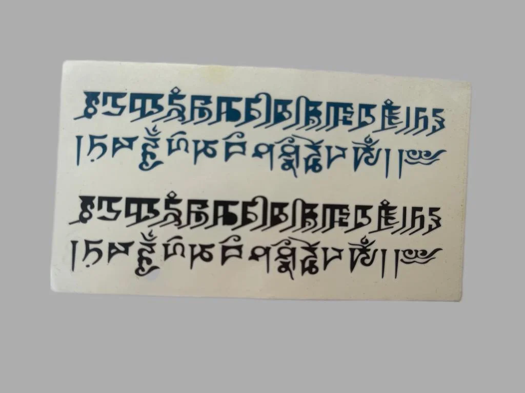 Индиго временные переводные тату цветы