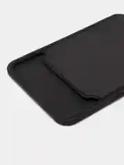 Картхолдер силиконовый на заднюю крышку смартфона, черный