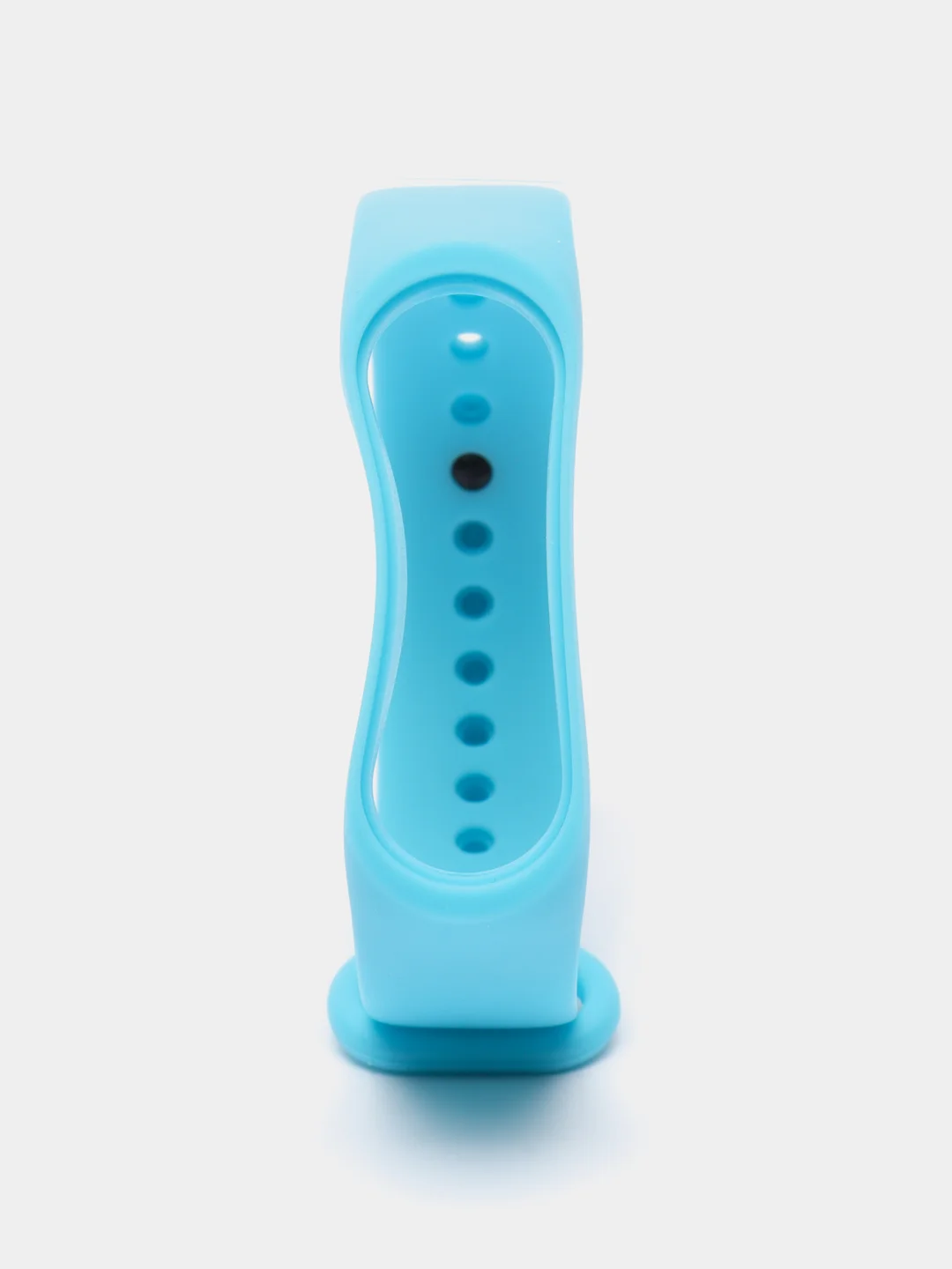 Голубой ремешок для фитнес-браслета Xiaomi Mi Smart Band 3 / 4, силиконовый