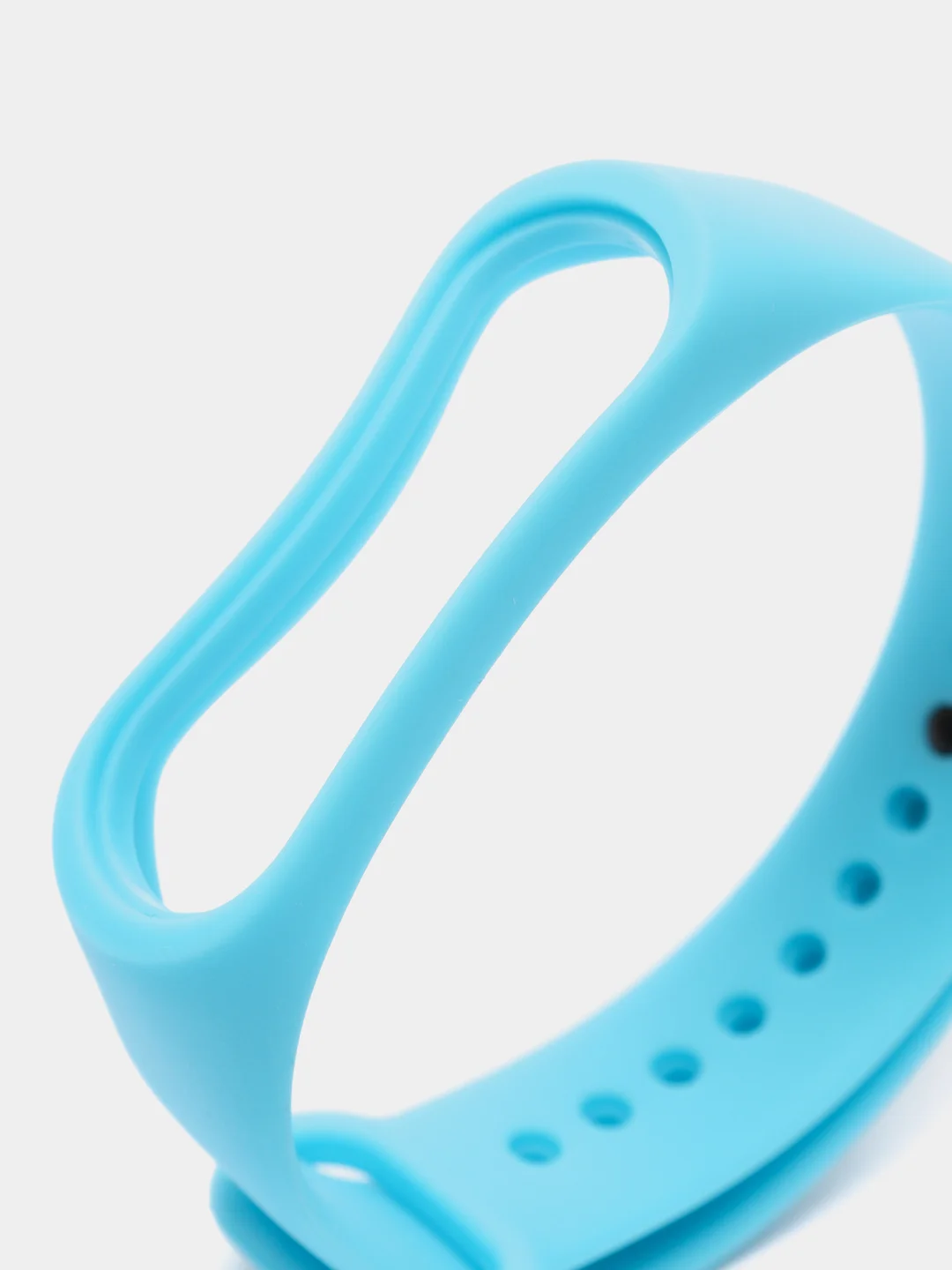 Голубой ремешок для фитнес-браслета Xiaomi Mi Smart Band 3 / 4, силиконовый