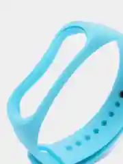 Голубой ремешок для фитнес-браслета Xiaomi Mi Smart Band 3 / 4, силиконовый
