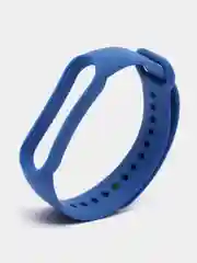 Синий силиконовый ремешок для фитнес-браслета Xiaomi Mi Smart Band 5 / 6