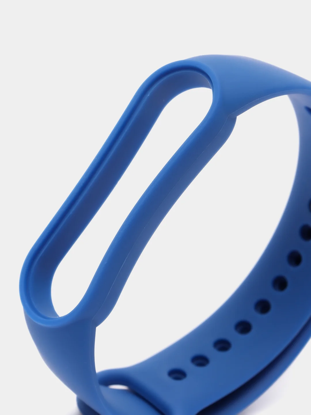 Синий силиконовый ремешок для фитнес-браслета Xiaomi Mi Smart Band 5 / 6