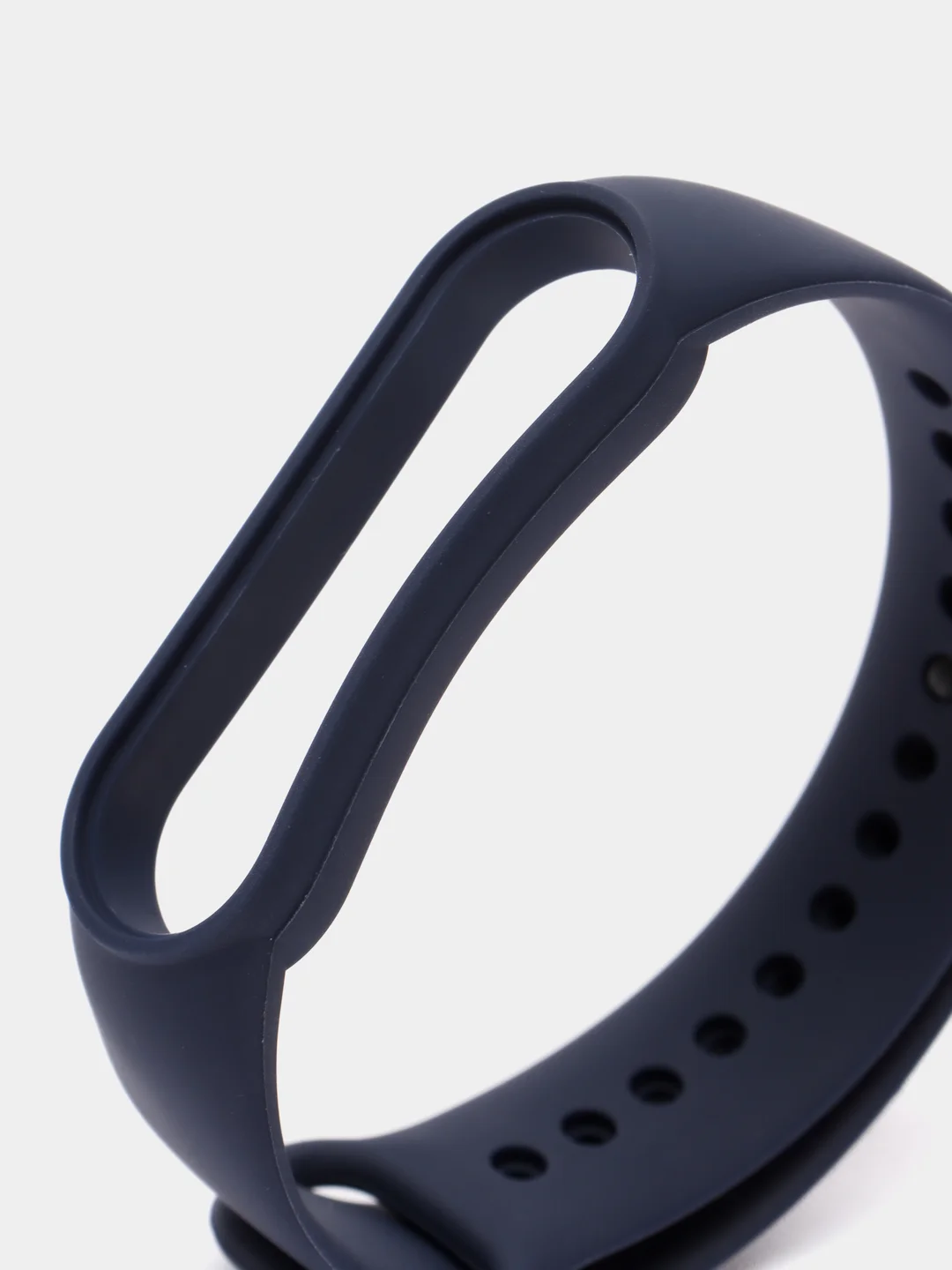 Темно-синий силиконовый ремешок для фитнес-браслета Xiaomi Mi Smart Band 5 / 6