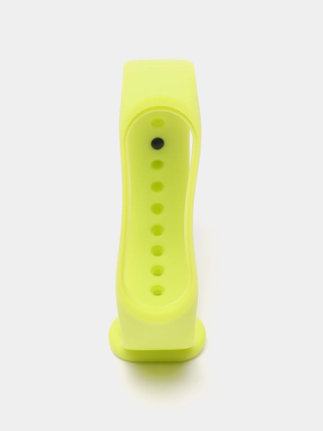 Салатовый ремешок для фитнес-браслета Xiaomi Mi Smart Band 3 / 4, силиконовый