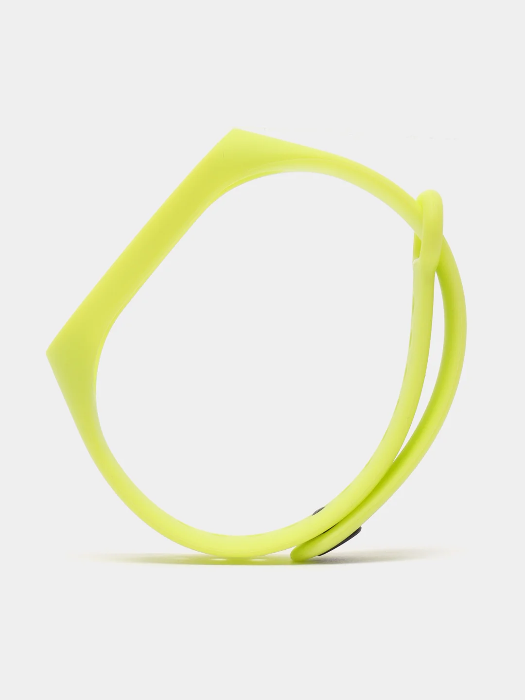 Салатовый ремешок для фитнес-браслета Xiaomi Mi Smart Band 3 / 4, силиконовый