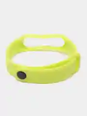 Салатовый ремешок для фитнес-браслета Xiaomi Mi Smart Band 3 / 4, силиконовый