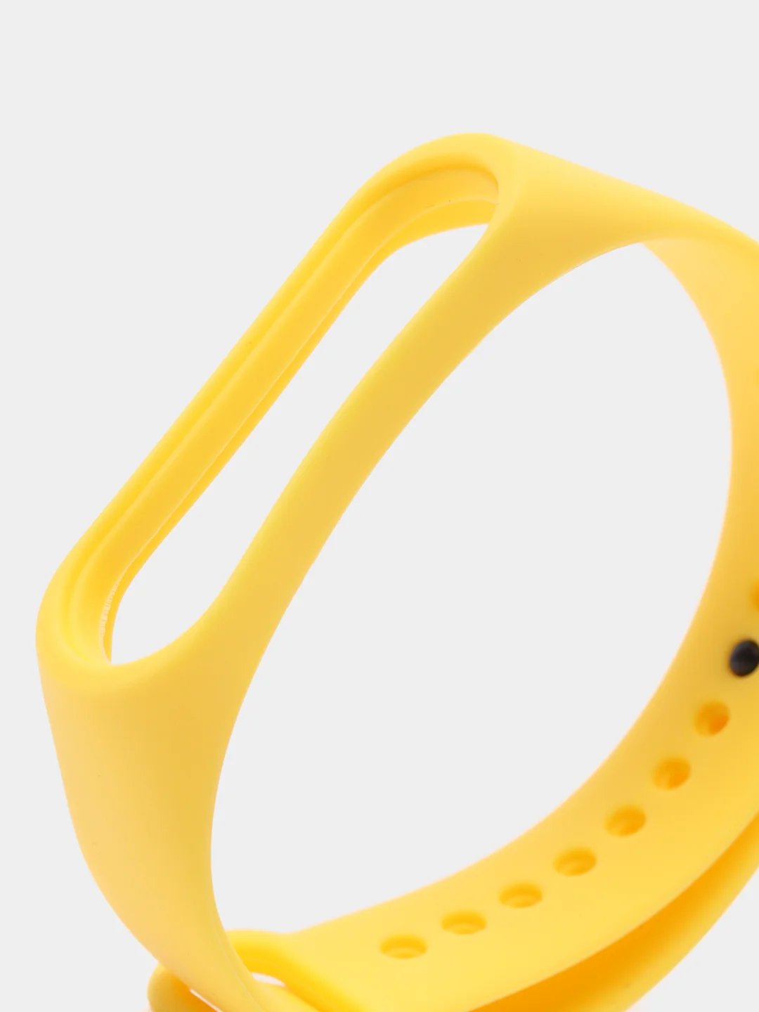 Желтый ремешок для фитнес-браслета Xiaomi Mi Smart Band 3 / 4, силиконовый