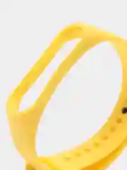Желтый ремешок для фитнес-браслета Xiaomi Mi Smart Band 3 / 4, силиконовый